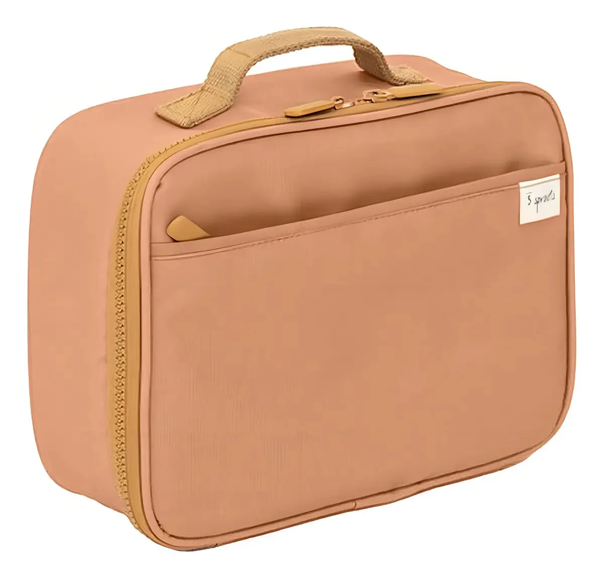 Lancheira Térmica Em Material Reciclado Terracota 3 Sprouts