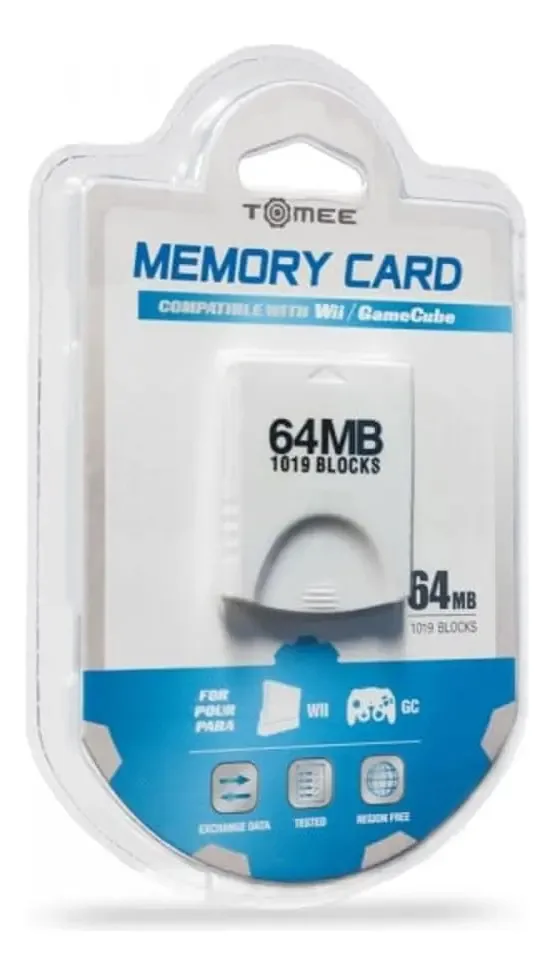 Cartão de Memória 64mb Para Wii e Gamecube