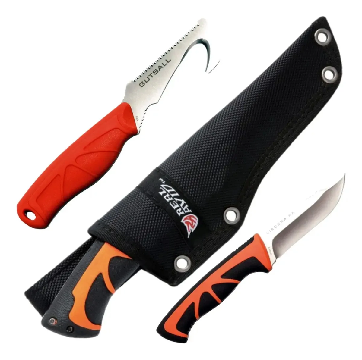 Kit ou conjunto de facas para caça, caça, pesca, peeling, cor de animal, aço