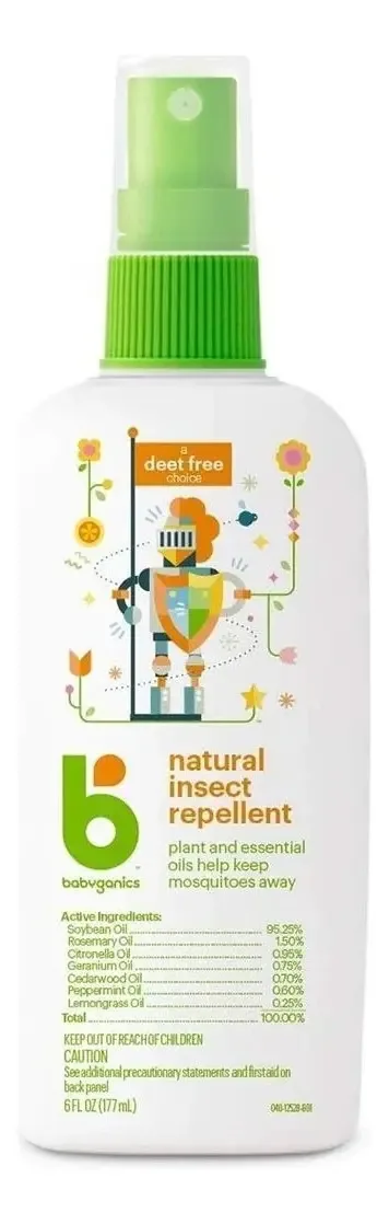 Babyganics Repelente Natural Infantil Contra Insetos