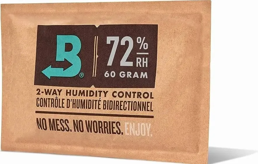 Pacote Boveda Moisture Control 72% Rh para tabaco, sachê de 60 g