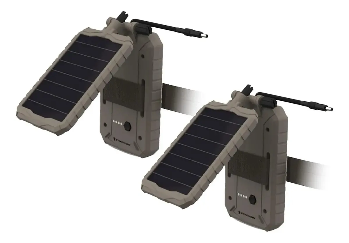 Bateria solar durável Sol-pak Stealth Cam com 2