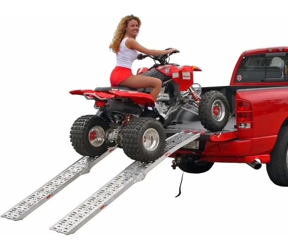 Rampa de quadriciclo de alumínio dobrável 750 kg Atv Camio