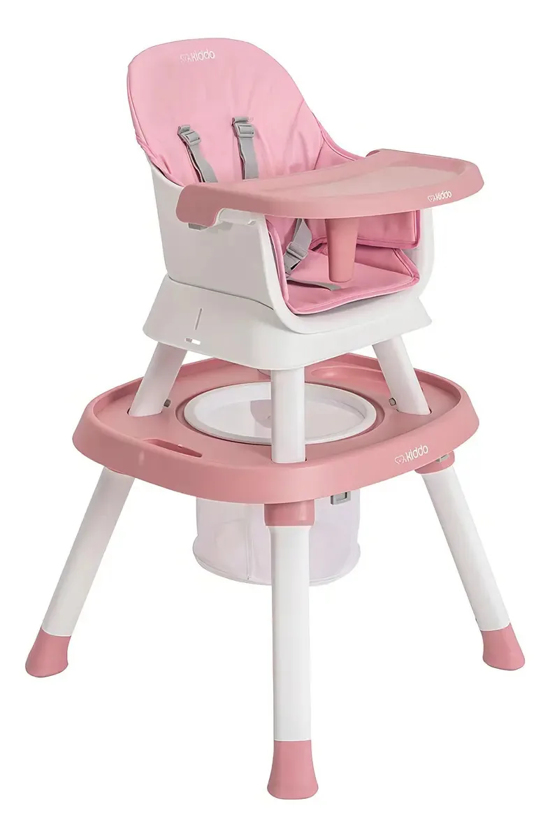 Cadeira De Alimentação Kiddo Vanilla 12 Em 1 Rosa 1050ro