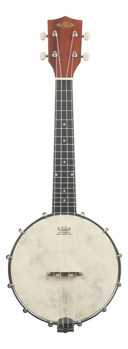 Kala Brand Music Co. - Ukulele de banjo de cetim Nat Mahogany. Cor de mogno acetinado