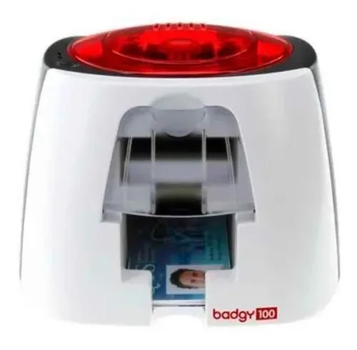 Impressora Evolis Badgy 100 para cartões de PVC 50 impressões