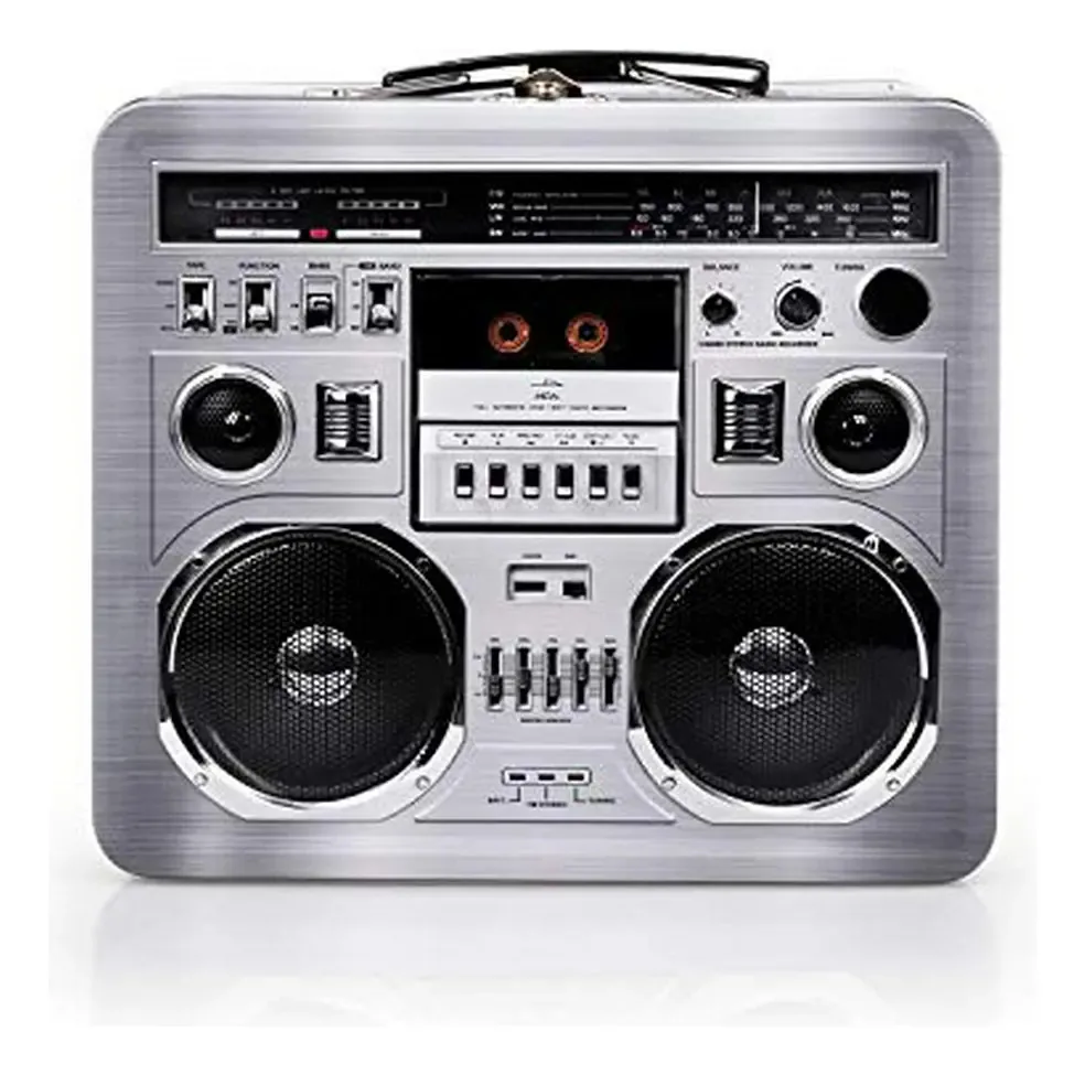 Lancheira Nostalgic Box Radio Boombox - Caixa retrô dos anos 80 - Access