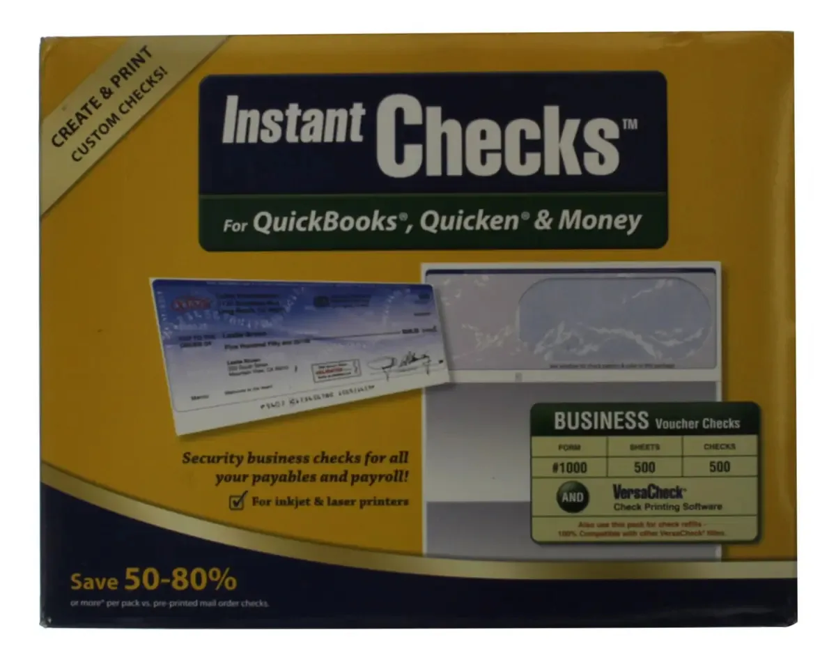 Cheques Instantâneos - Formulário 1000 Azul Prestige