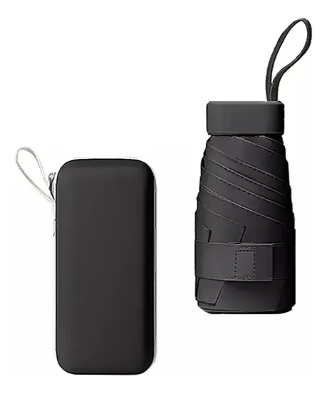 Guarda-chuva, guarda-chuva, bolso anti-UV+bolsa cápsula