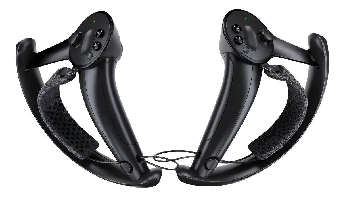 Valve Index VR Controllers Preto com Windows e HTC Vive