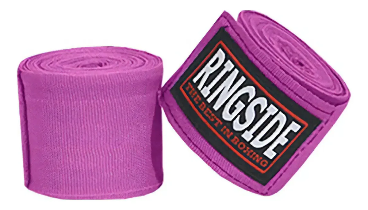 Ringside Bandagens de Boxe Estilo Mexicano (par), Roxo Neon, 180 Polegadas