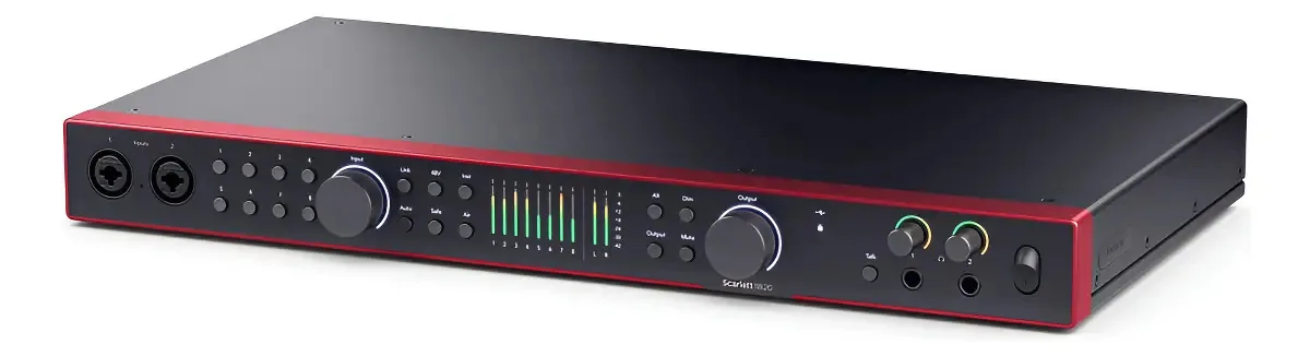 Interface Audio Usb Focusrite Scarlett 4th Generation 18i20 Cor Vermelho