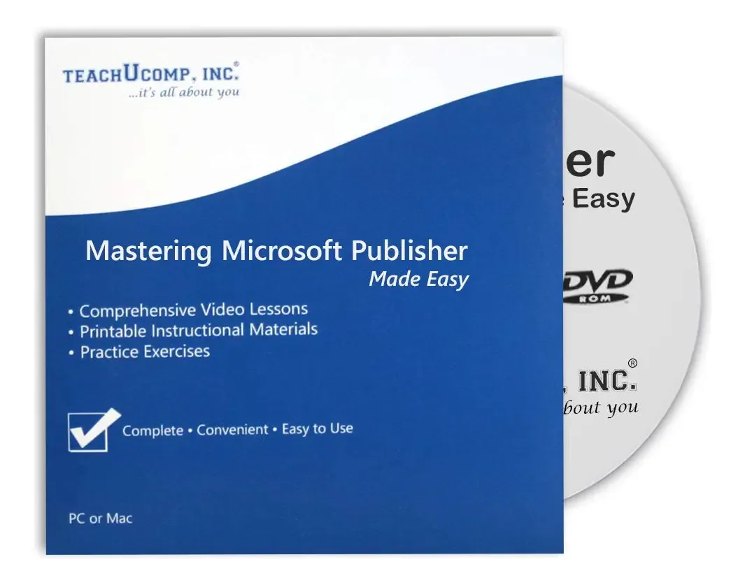 Curso Em Dvd-rom De Videoaulas De Microsoft Publisher 2019 E 365