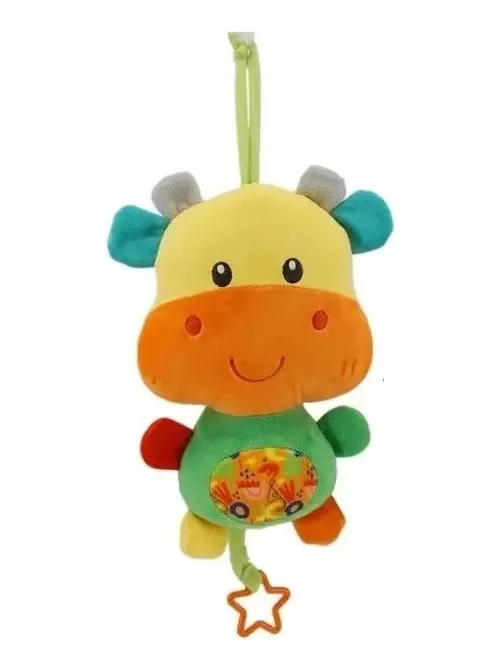 Brinquedos musicais Cucero Plush Animal Woody Color Vaquita