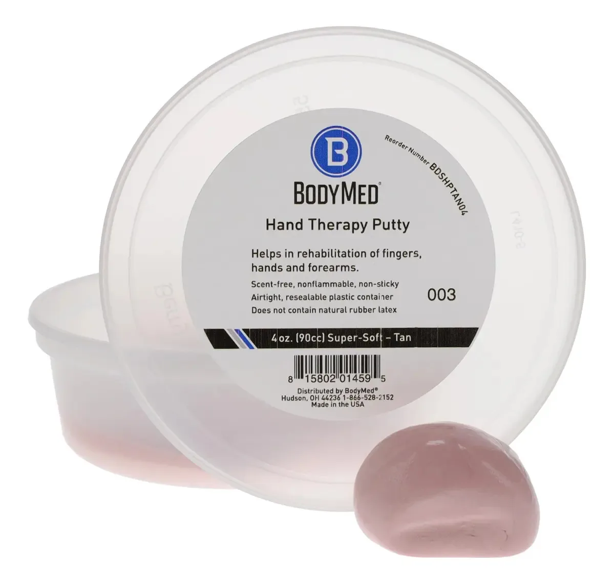 Massa para terapia corporal, 4 onças, super forte