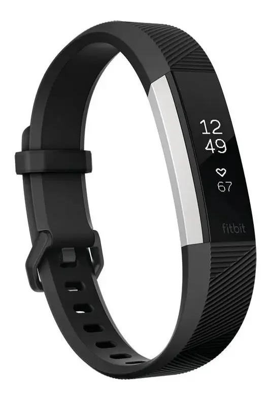 Relógio de frequência cardíaca Fitbit Alta Hr Fitness Smartwatch, cor preta
