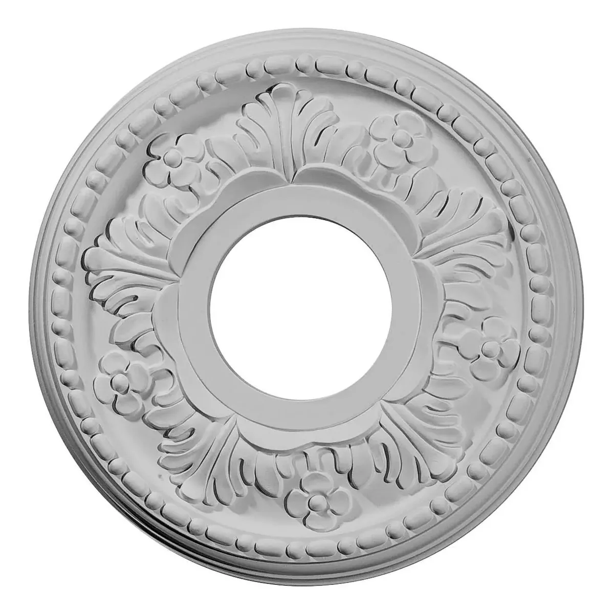 Ekena Millwork Helene Medalhão Branco