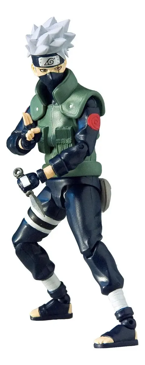 Naruto Toynami Shippuden - Figura de ação 3.9 em ação, Kakas