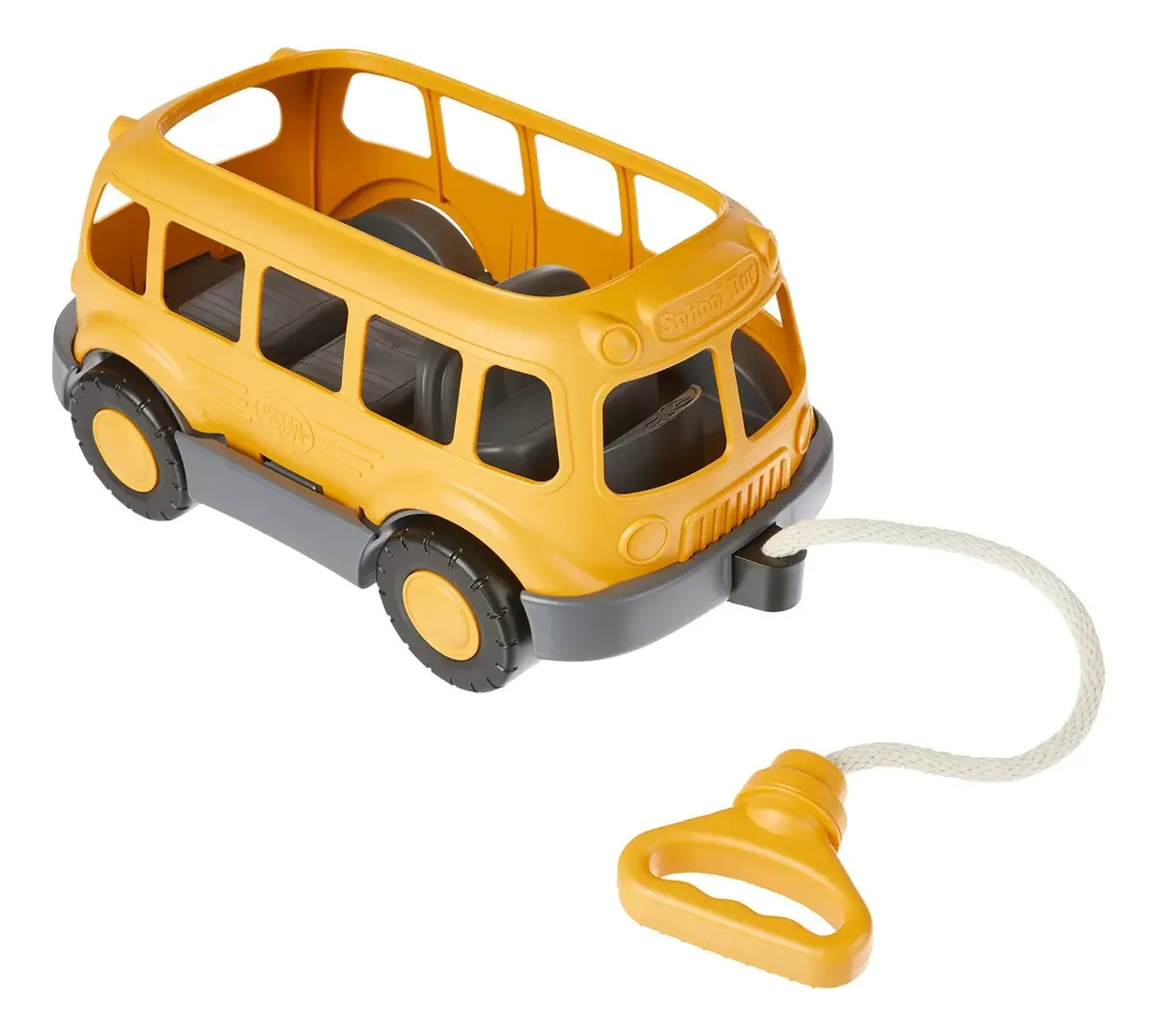 Vagão de ônibus escolar Green Toys, amarelo