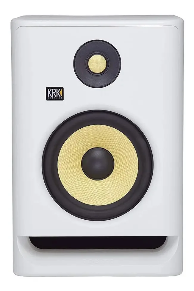 Monitor de estúdio Krk Rp7 Rokit - Ativo - Unidade - Branco