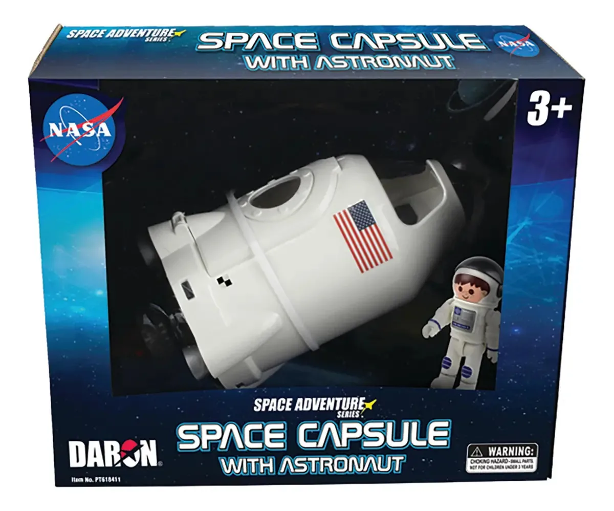 Cápsula espacial com o astronauta Daron Space Adventures