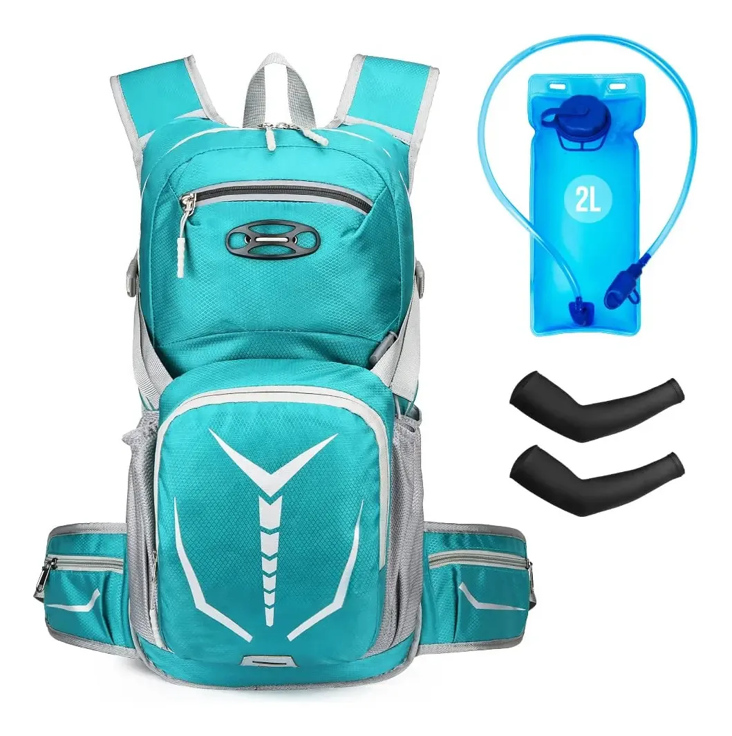 Mochila de Hidratação Esportiva 18l com Bolsa de Água 2l