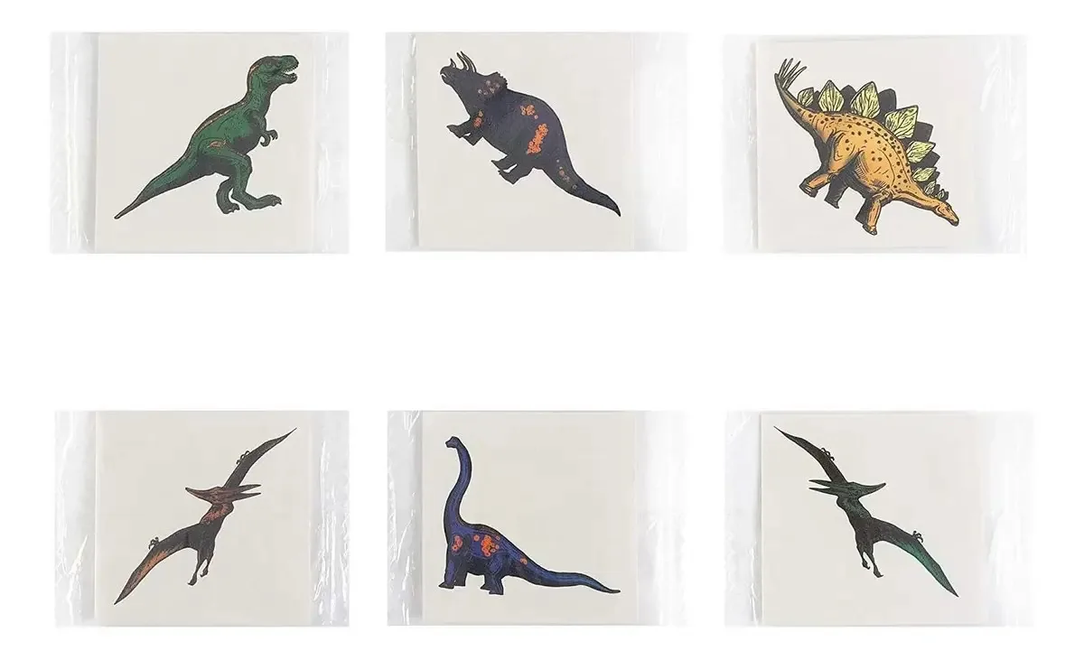 Tatuagens legais de dinossauros da Fun Central Az959 72