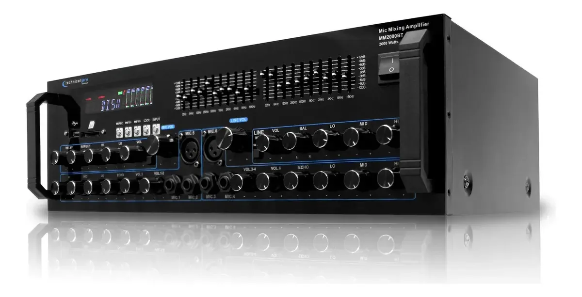Amplificador de mixagem Pro Mic