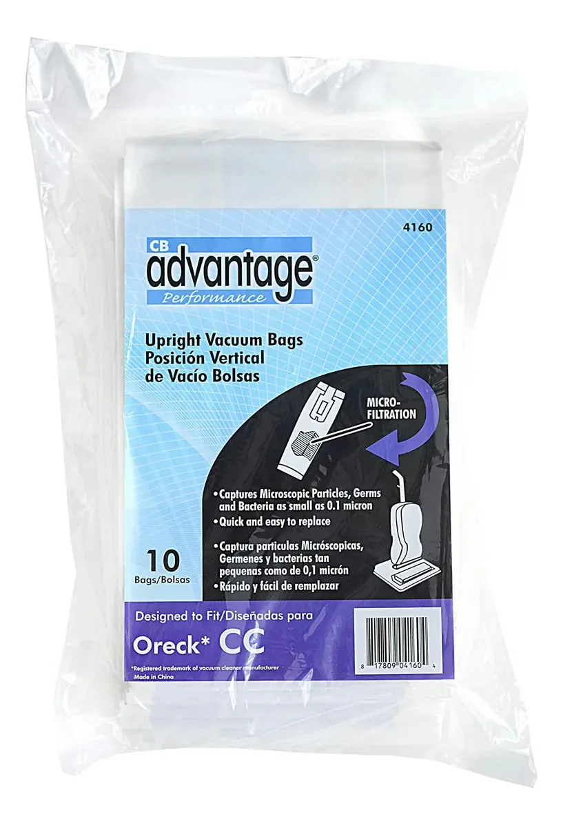 Advantage Oreck Cc - Sacos De Vácuo Xl (10 Sacos)