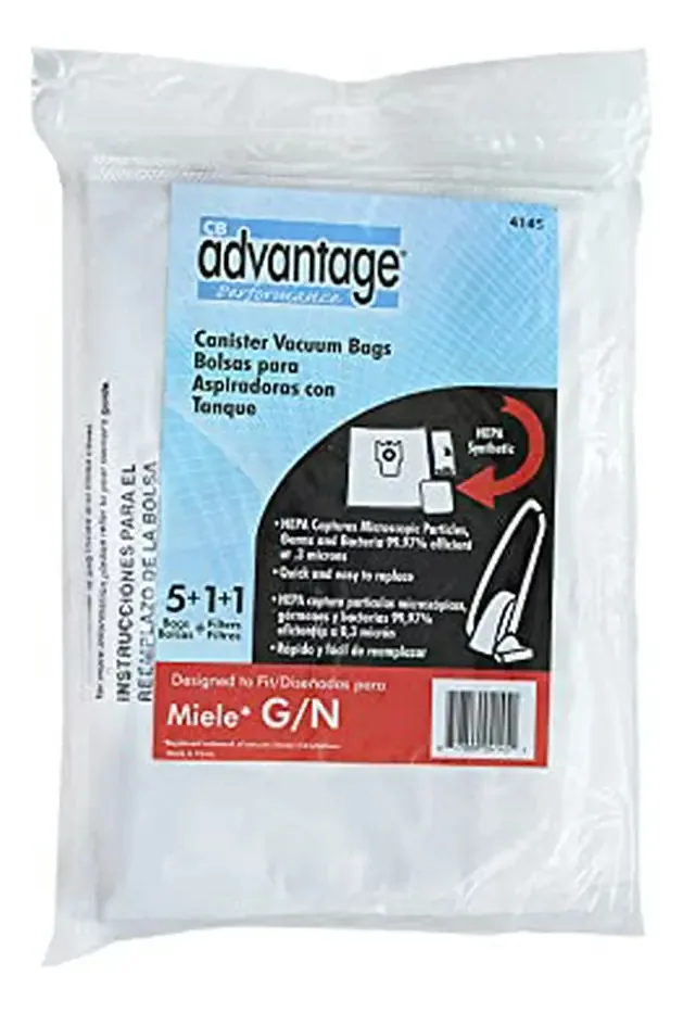 Sacos E Filtros De Substituição Miele G-n Hepa 5 Sacos, 2 Fil