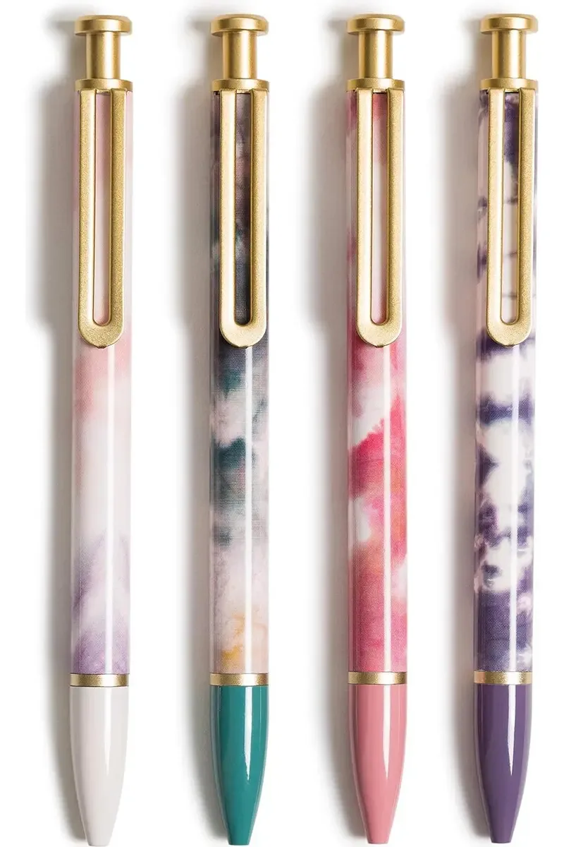Conjunto Ballpoint Ubrands, 4 U, pretas e 2 canetas