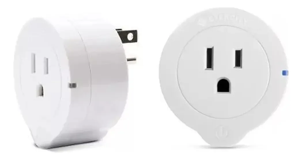 Plugues inteligentes compatíveis com Smart Plug Google Home Alexa White Color