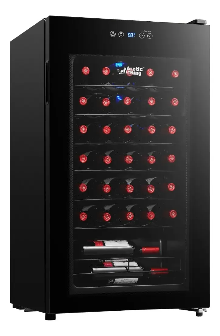 Refrigerador de vinho Cava Arctic King Premium de 34 garrafas
