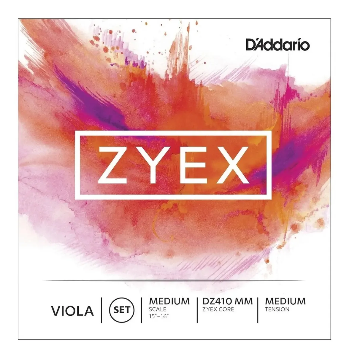 Corda Zyex média Daddario DZ410mm P/Viola: média