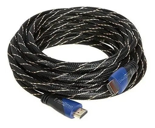 Cabo HDMI retornável de áudio e Ethernet premium banhado a ouro