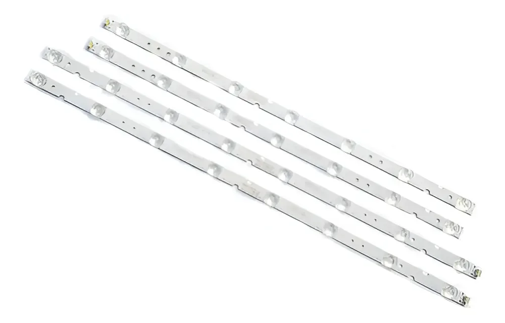 Kit Barras Led Tv Semp Tcl 65p65us Novas Alumínio 65hr330m08