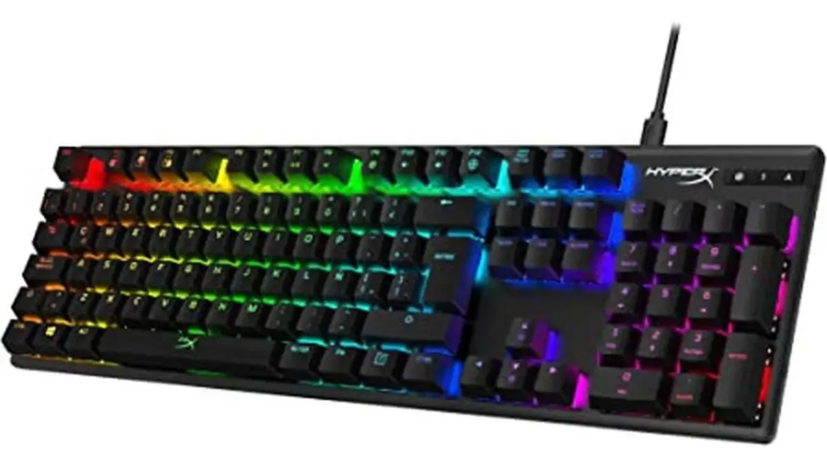 Teclado Mecânico Gamer HyperX Alloy Origins RGB com Switches Red