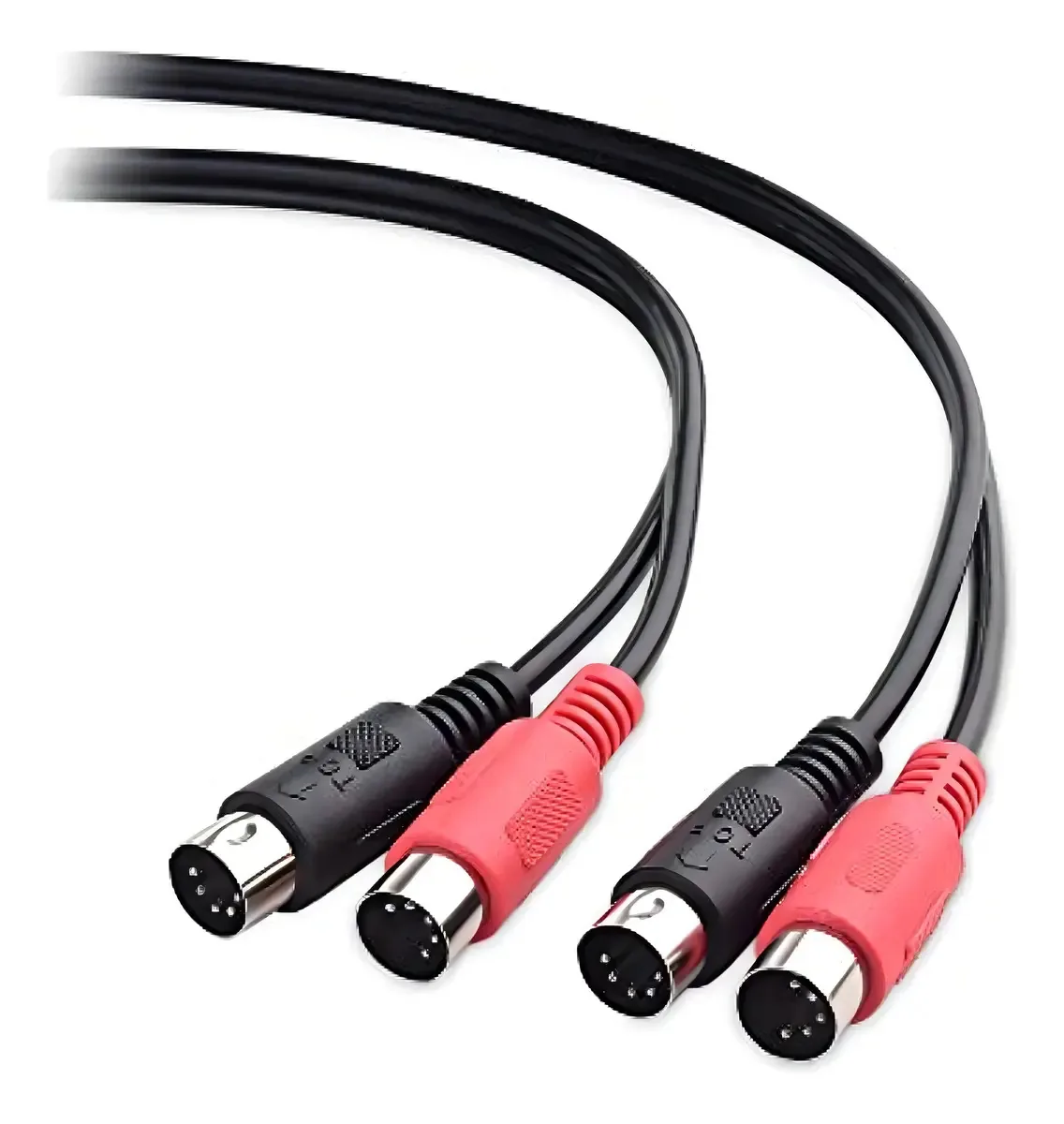 Cabo Midi Din Dual Cable Midi Cable Midi de 5 pinos Cabo Midi