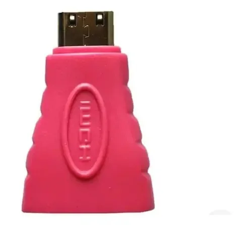Cabo Hdmi C/ Adapt. Mini-hdmi 5m Rosa