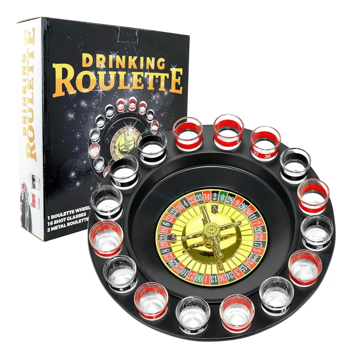 Jogo de bebida Fairly Odd Novelties Shot Roulette - Ultima