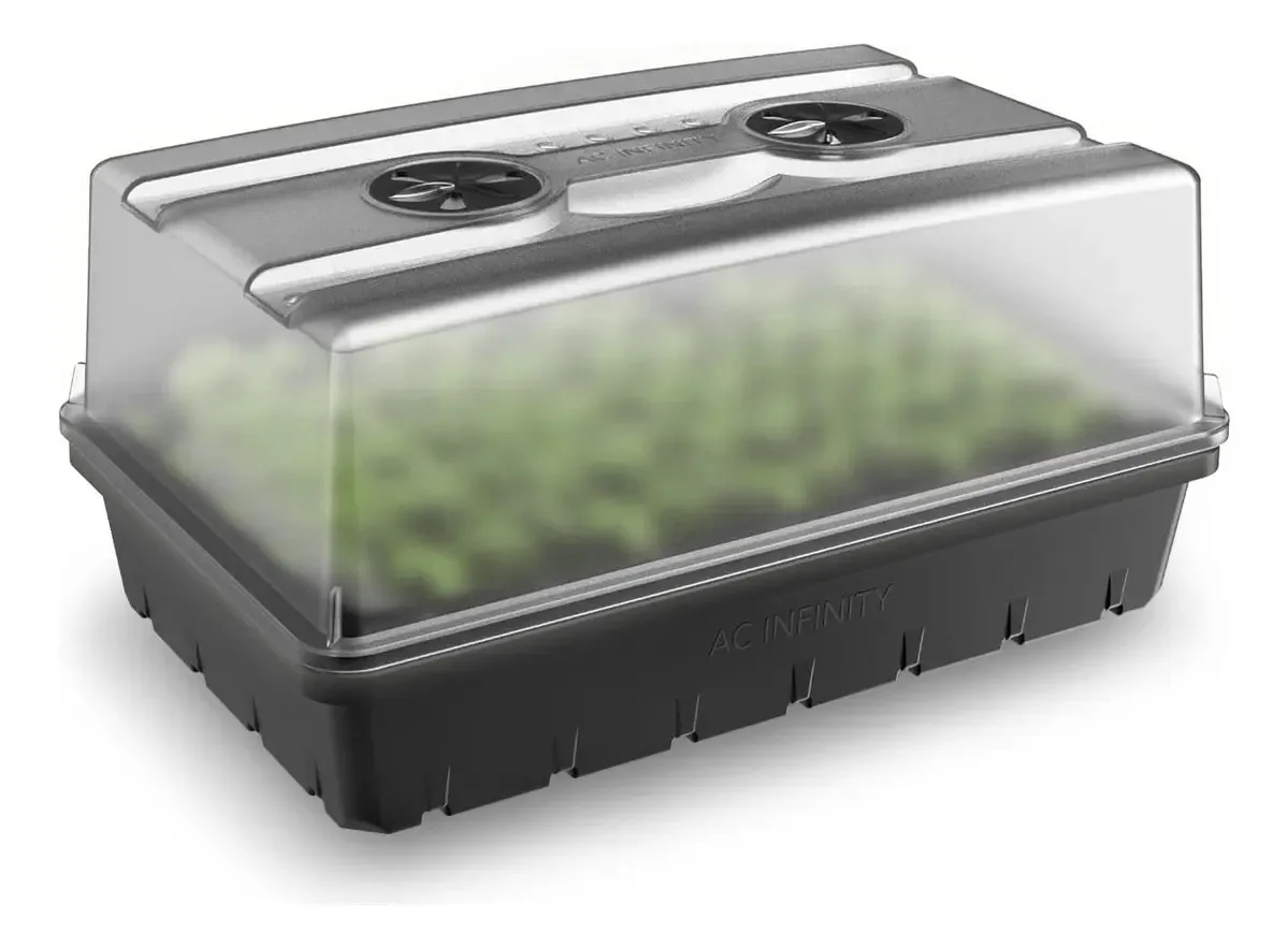 Caixa Bandeja Sementeira Umidade Kit Germinador Hidroponia Kit