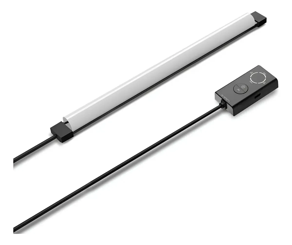 Barra de luz LED verde suave para plantas de interior, cor clara de 40 cm