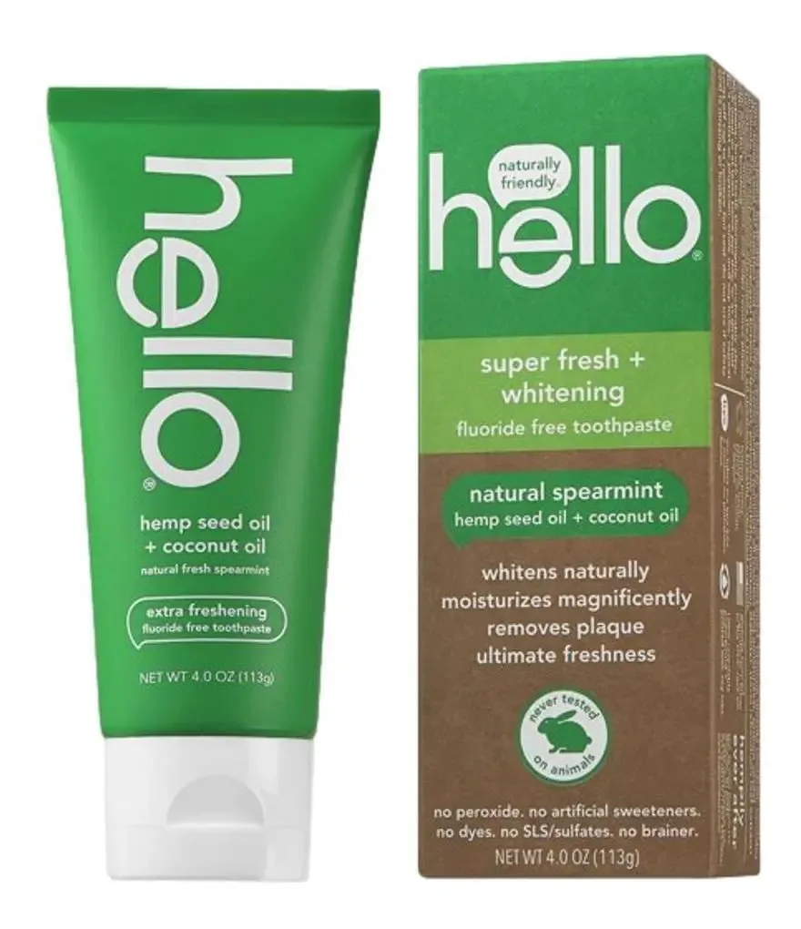 Creme Dental Hortelã Semente Cânhamo E Óleo Coco -113g