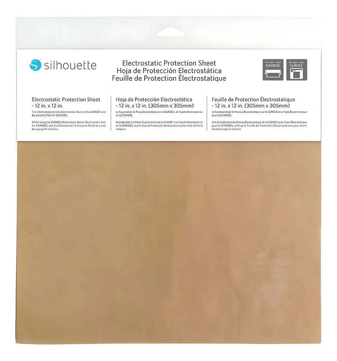 Silhouette Folha De Proteção Eletrostática 30,5x30,5cm 2 Un