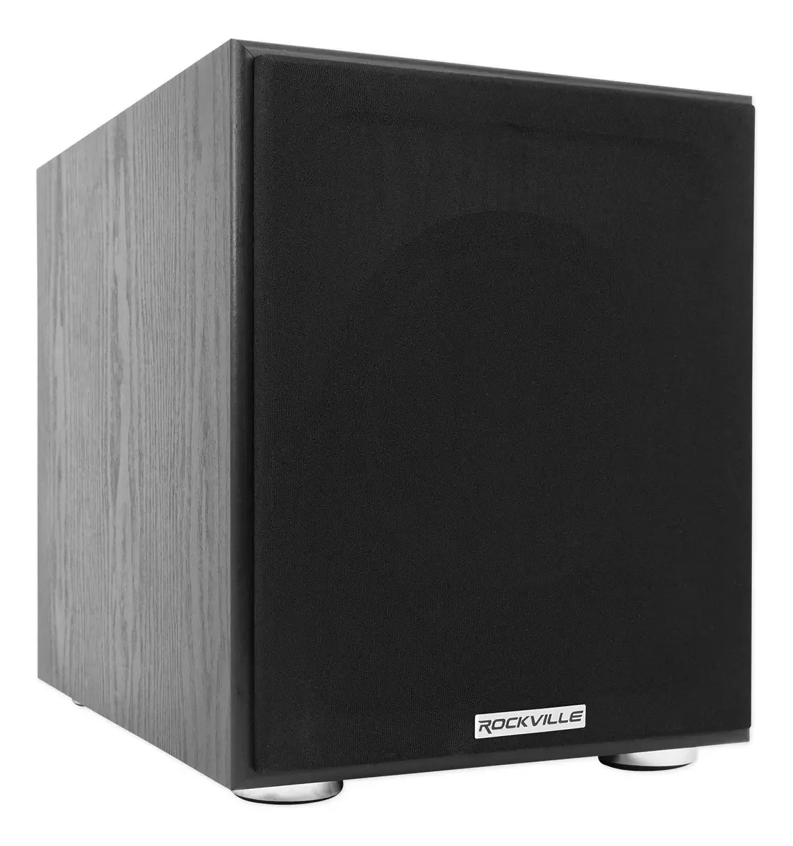 Rockville Subwoofer Caixa Preta - Som Potente para Música e Filmes, Ideal para Festas e Eventos.