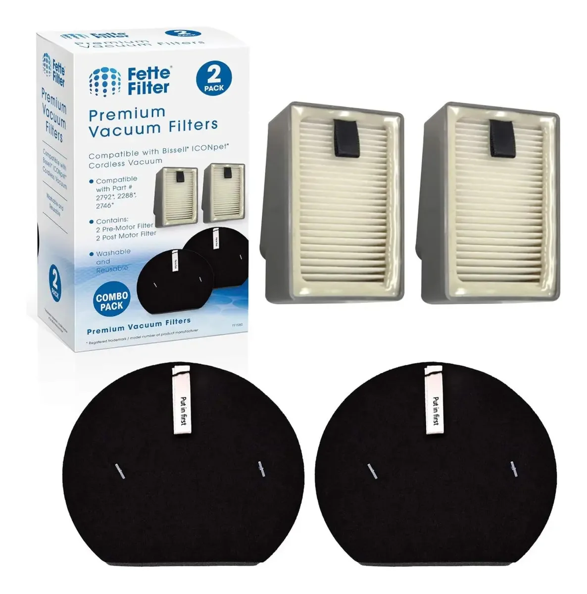 Conjunto de filtros Fette compatível com filtros Stick