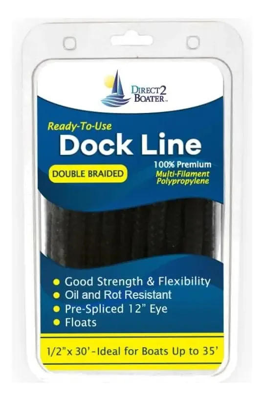 Direct 2 Boater B09NM5ZJN3 Black Roll