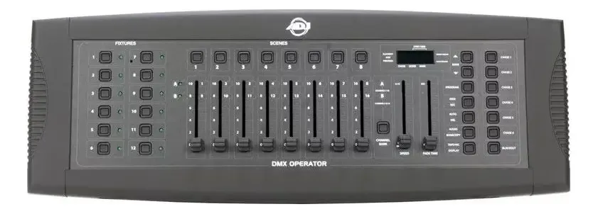 Controlador Dmx Adj 192ch 6 sequências Dmxoperator Color Black