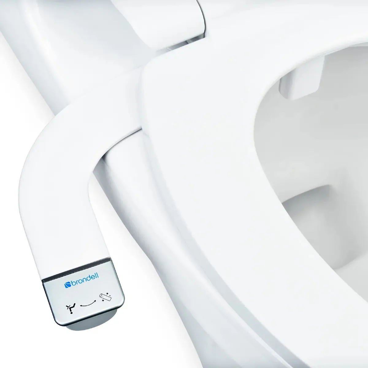 Bidê Brondell Thinline Simplespa Silver Controls de fácil instalação