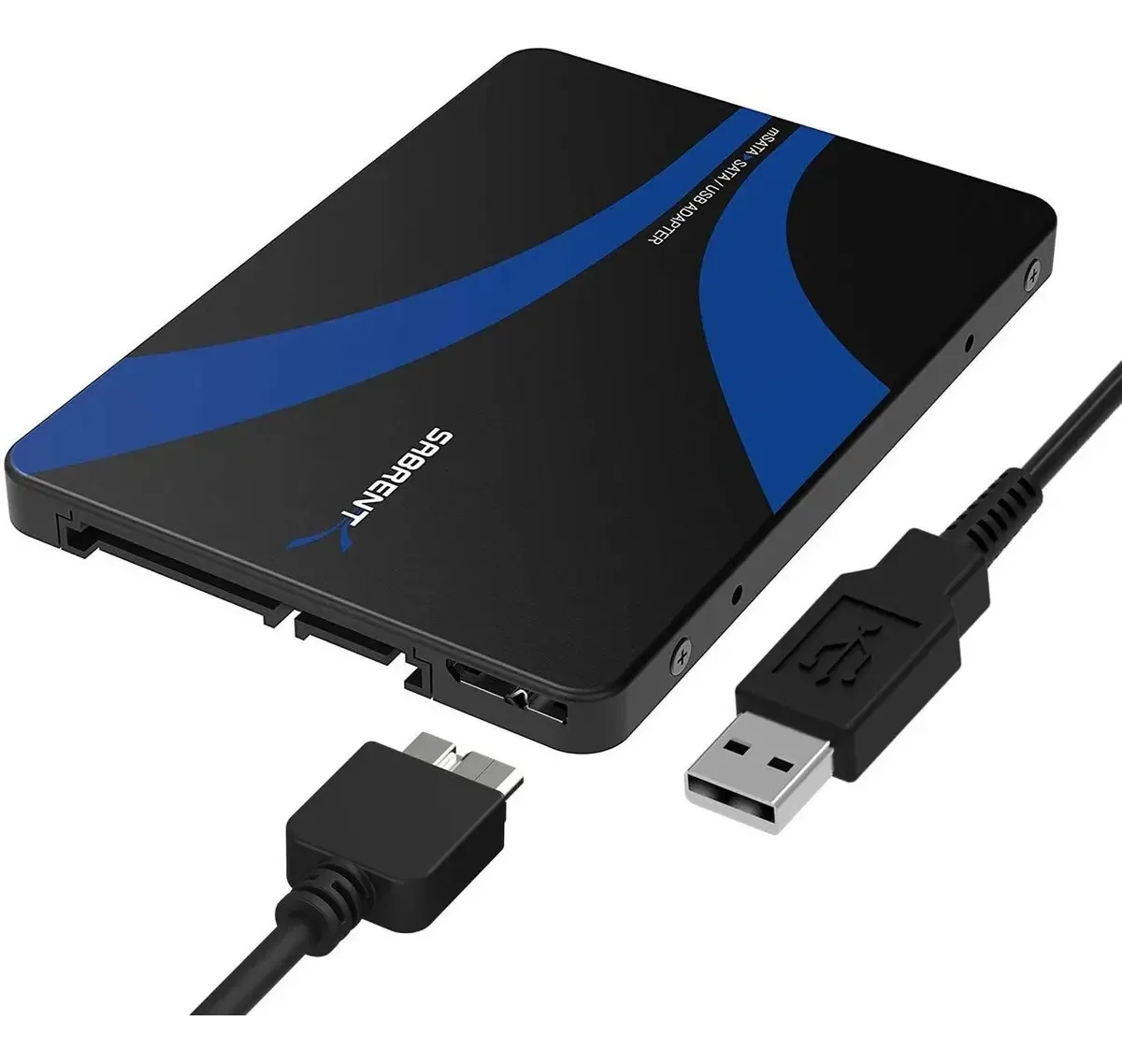 Gabinetes Sabrent Msata para SATA/USB 3.0 e Msata para Sata